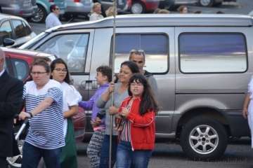 Procesión religiosa por el Valle de Jinámar-Telde (Foto F.J. Santana)